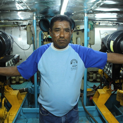 Tres, Ferry Captain, Waisai to Sorong